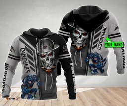penrith panthers nrl skull cap personalized custom 3d hoodie