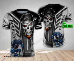 penrith panthers nrl skull cap personalized custom 3d hoodie