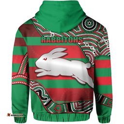 custom personalised rabbitohs zip hoodie rugby south sydney indigenous charming
