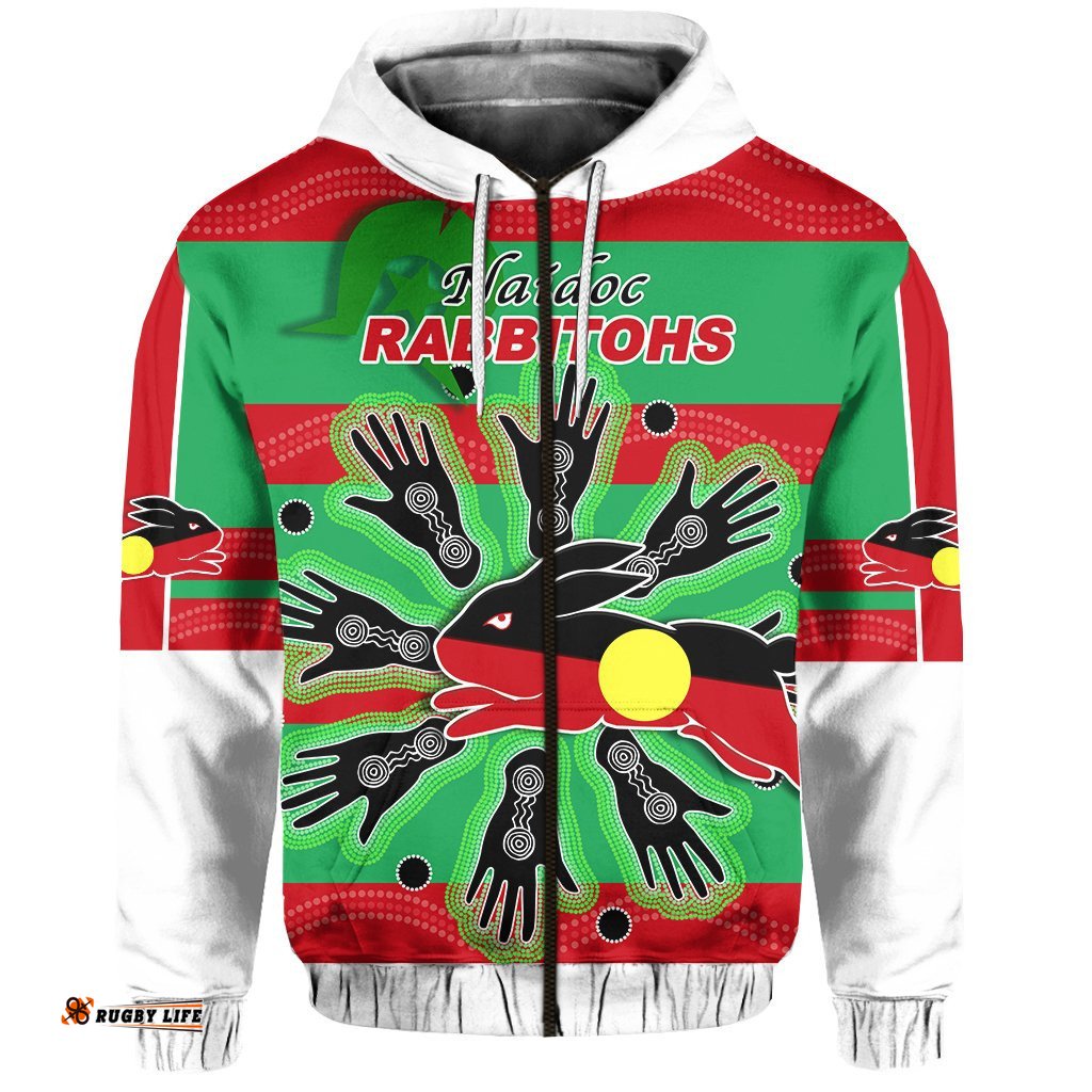 rabbitohs naidoc week zip hoodie country style