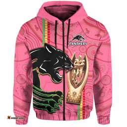 panthers rugby hoodie the riff premiers aboriginal pink