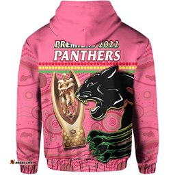 panthers rugby hoodie the riff premiers aboriginal pink