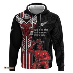 toitu te reo maori toitu te whenua toitu te tiriti hoodie maori warrior new zealand