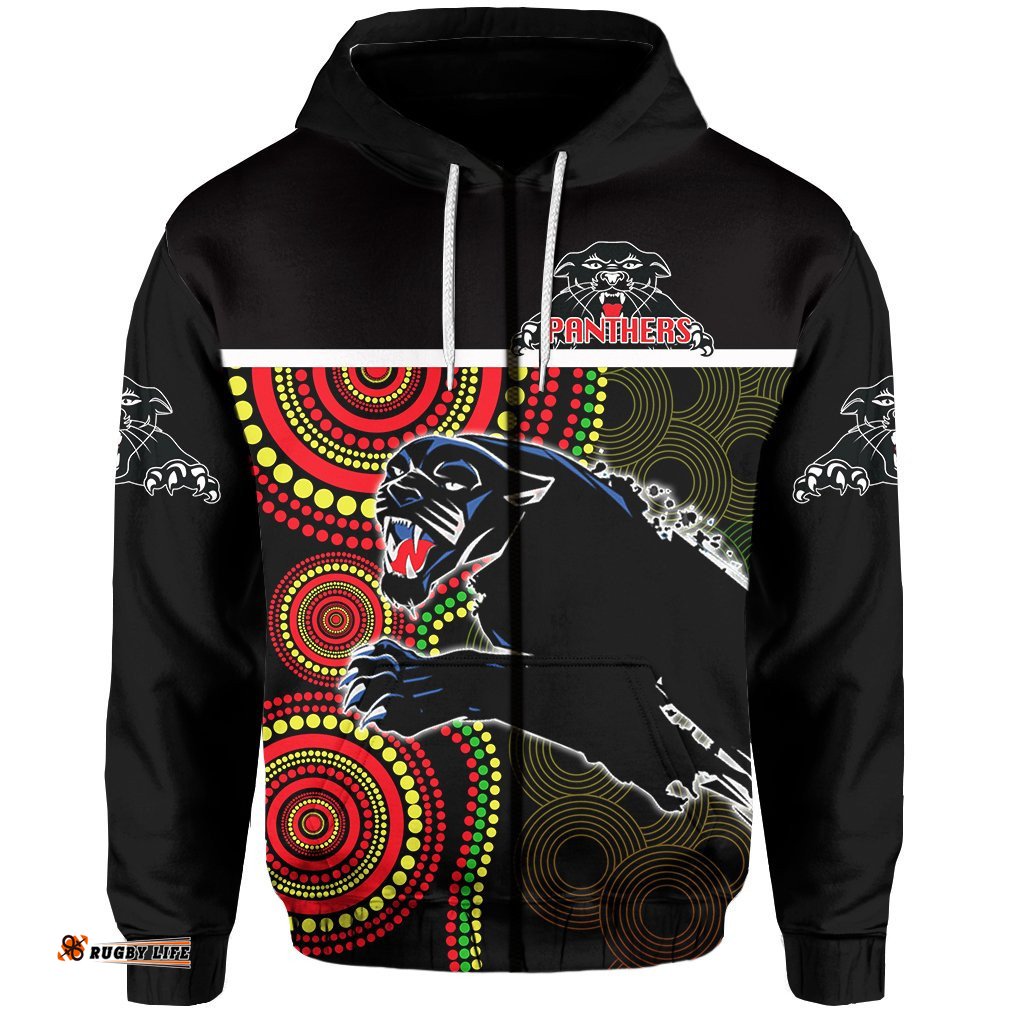 panthers indigenous zip hoodie