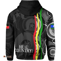 naidoc panthers zip hoodie aboriginal