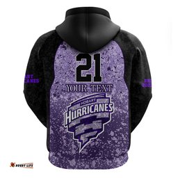 hobart hurricanes custom hoodie bbl cricket team 2024