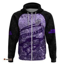 hobart hurricanes custom hoodie bbl cricket team 2024