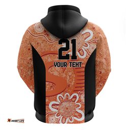 australian scorchers cricket custom hoodie minimalism aboriginal