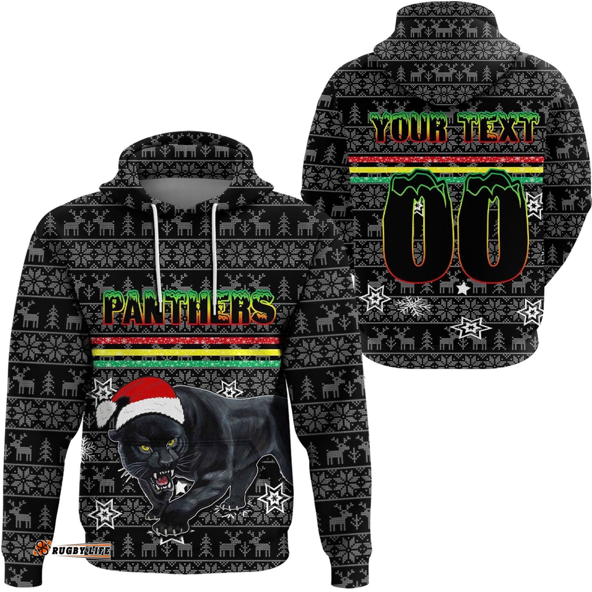 custom clothing penrith panthers aboriginal tattoo hoodie