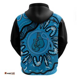australia diabetes awareness month hoodie be strong and fight on aboriginal art