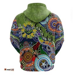 personalised raiders naidoc week 2024 hoodie australia aboriginal dot painting
