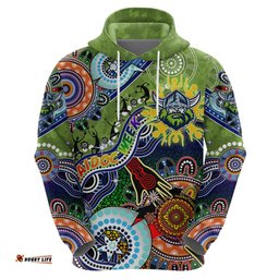 personalised raiders naidoc week 2024 hoodie australia aboriginal dot painting