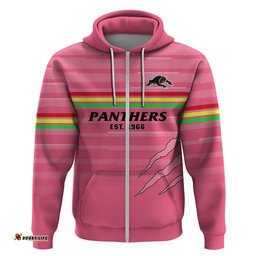 penrith panthers rugby hoodie the riff est 1966 pink sporty