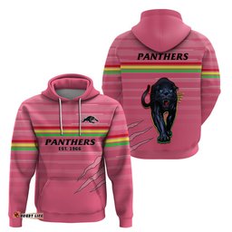 penrith panthers rugby hoodie the riff est 1966 pink sporty