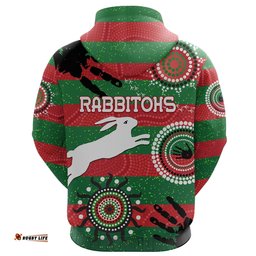 custom personalised south sydney rabbitohs indigenous zip hoodie country style 07