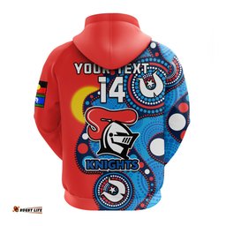 custom text and number knights rugby naidoc hoodie indigenous for our elders