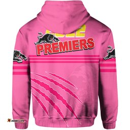 panthers rugby hoodie premiers pink vibe