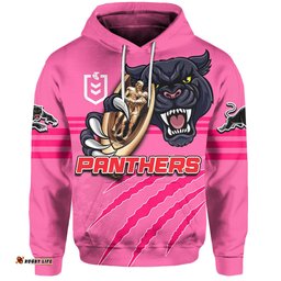 panthers rugby hoodie premiers pink vibe