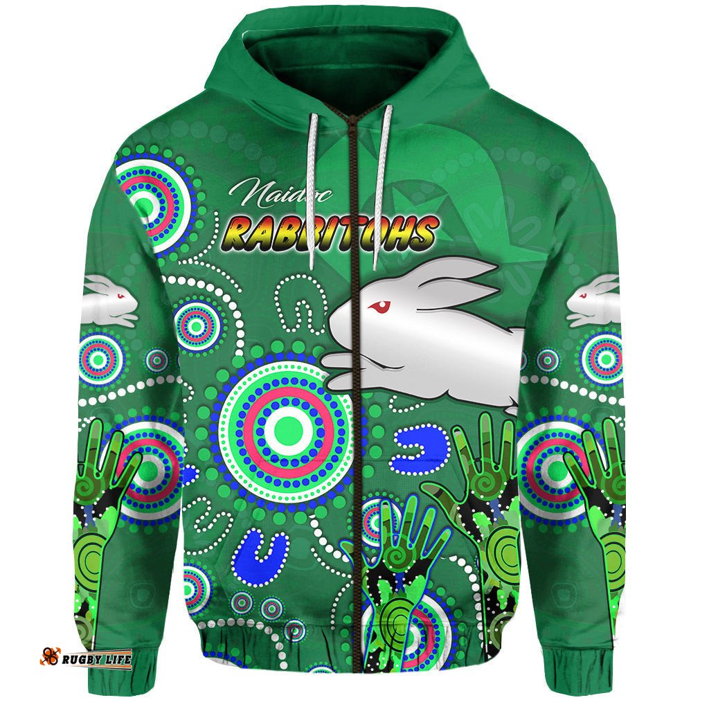 naidoc rabbitohs zip hoodie health life