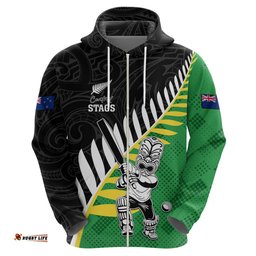 custom new zealand central districts cricket hoodie with maori pattern