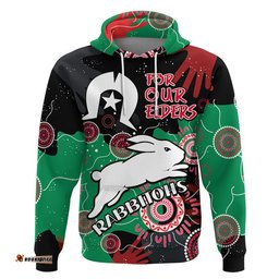 custom personalised rabbitohs rugby naidoc zip up and pullover hoodie torres strait aboriginal