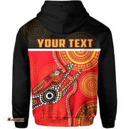 custom personalised parramatta rugby hoodie eels aboriginal black
