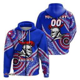 custom personalised knights rugby aboriginal art hoodie