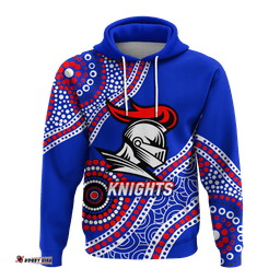 custom personalised knights rugby aboriginal art hoodie