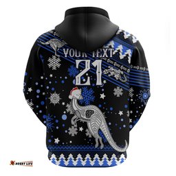 custom north kangaroos football hoodie roos christmas vibe
