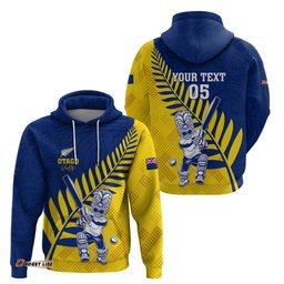 custom new zealand otago cricket hoodie with maori pattern