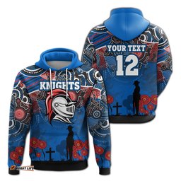 custom personalised knights hoodie newcastle anzac day aboriginal 02