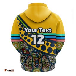 custom personalised eels rugby naidoc week hoodie indigenous sport style 05