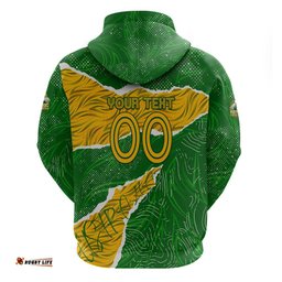 personalised matildas hoodie australia soccer fingerprint