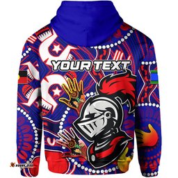 custom personalised naidoc knights zip hoodie naidoc patterns no2