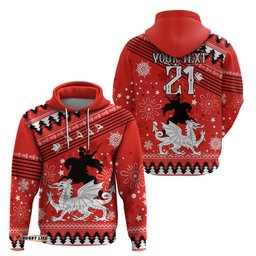 custom dragons rugby hoodie chirstmas vibe