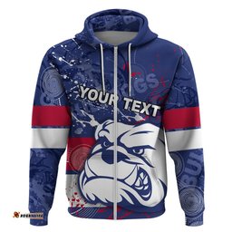 custom personalised western bulldogs hoodie