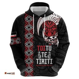 aotearoa toitu te tiriti hoodie honour the treaty maori haka