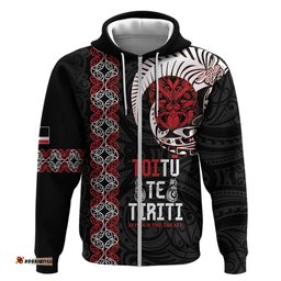 aotearoa toitu te tiriti hoodie honour the treaty maori haka