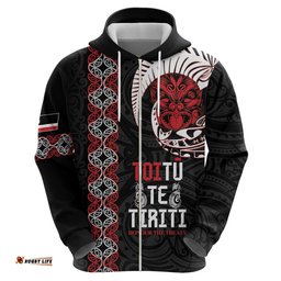 aotearoa toitu te tiriti hoodie honour the treaty maori haka