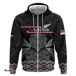 aotearoa toitu te tiriti hoodie stand together stand stronger nz tiki