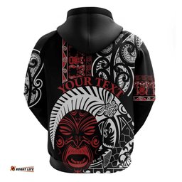 honour the treaty new zealand personalised hoodie toitu te tiriti indigenous maori face