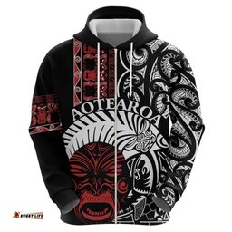 honour the treaty new zealand personalised hoodie toitu te tiriti indigenous maori face