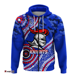 knights rugby camouflage indigenous art hoodie