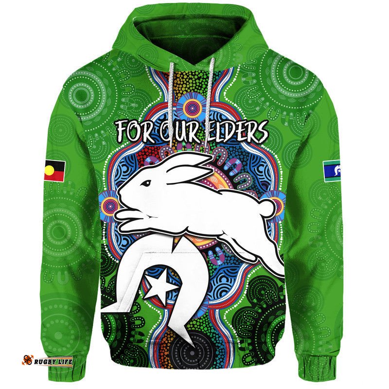 naidoc week for our elders zip up and pullover hoodie rabbitoths indigenous no2