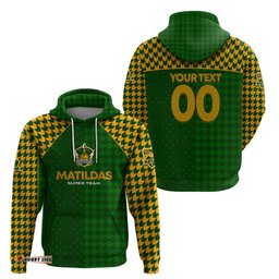 personalised australia soccer matildas hoodie super team