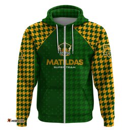 personalised australia soccer matildas hoodie super team