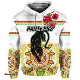penrith panthers anzac zip up and pullover hoodie indigenous vibes white