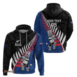 custom new zealand auckland cricket hoodie with maori pattern
