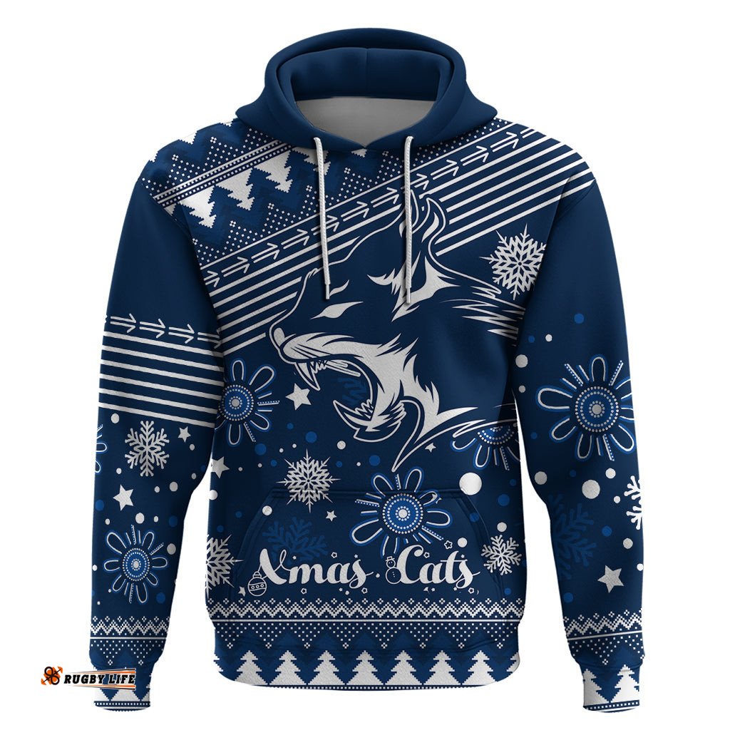 custom geelong cats football hoodie christmas vibe