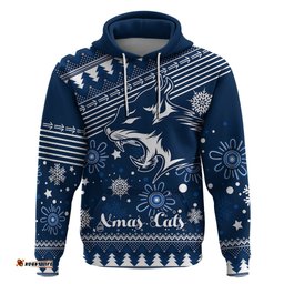 custom geelong cats football hoodie christmas vibe